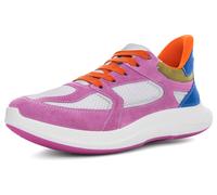 Sneaker ARA "MOTION", Damen, Gr. 37, bunt (orchidee multi), Textil, Veloursleder, Schuhe Sneaker, Komfortschuh, Sneaker in Komfortweite H (= sehr weit) (74738859-37) orchidee multi