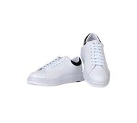 Ledersneaker mit Label-Details 42 men Weiss