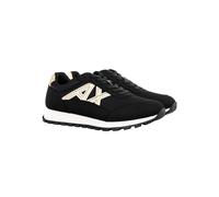 Armani Exchange Men Side Geometric Logo Motifs Sneaker, Multicolor, 10