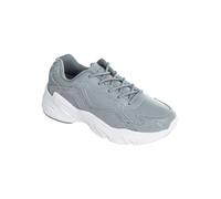 Sneaker ATHLECIA "CHUNKY Leather Trainers", Damen, Gr. 37, grau (grau, weiß), Leder, Schuhe Sneaker, im sportlichen Style (37110231-37) grau, weiß