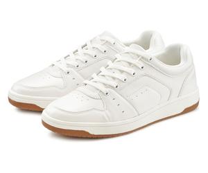 Sneaker AUTHENTIC LE JOGGER "Schnürhalbschuh, Freizeitschuh, Schnürschuh, Turnschuh", Herren, Gr. 44, weiß, Obermaterial: 100% Lederimitat. Decksohle: 100% Textilmaterial. Futter: 100% Textilmaterial.