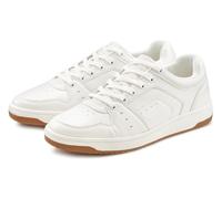 Sneaker AUTHENTIC LE JOGGER "Schnürhalbschuh, Freizeitschuh, Schnürschuh, Turnschuh", Herren, Gr. 46, weiß, Obermaterial: 100% Lederimitat. Decksohle: 100% Textilmaterial. Futter: 100% Textilmaterial.