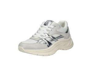 Sneaker BAGATT "BAGATT Sneaker Lederimitat", Damen, Gr. 37, grau (hellgrau), Lederimitat, Schuhe Sneaker (95261854-37) hellgrau