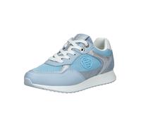 Sneaker BAGATT "BAGATT Sneaker Lederimitat/Mesh", Damen, Gr. 39, blau (hellblau), Lederimitat, Textil, Schuhe Sneaker (62133016-39) hellblau