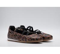Sneaker Ballerinas REPLAY, Damen, Gr. 40, braun (leo), Lederimitat, Schuhe, Slipper, Sommerschuh, Riemchenballerina in aktueller Leo-Optik (41854254-40) leo