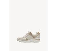 Tamaris Damen Sneaker Low, beige, 39 EU