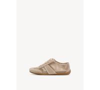 Tamaris Damen Schnürer flach, beige, 41 EU