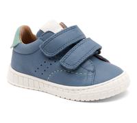 Sneaker BISGAARD "julian Weite: normal", Jungen, Gr. 26, blau, Leder, unifarben, Schuhe Sneaker, Klettschuh mit Wechselfußbett, Größenschablone zum Download (90217436-26)
