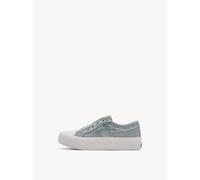 Slip-On Sneaker TAMARIS, Damen, Gr. 37, hellblau, Textil, used, Schuhe, Slipper, Schlupfschuh, Freizeitschuh in veganer Verarbeitung (21446026-37) hellblau