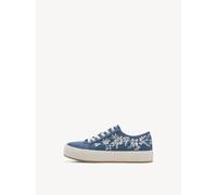 Tamaris Damen Sneaker Textil, blau, 40 EU