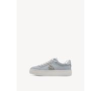 Tamaris Damenschuhe Sportliche Schnürer LIGHT BLUE SUEDE LIGHT BLUE SUEDE - Gr. - 40