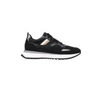 BOSS Herrensneaker Jonah_Runn_mx_N Material-Mix EVA-Gummisohle Schwarz 42