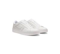 BOSS Sneakers aus Kunst-Nappaleder mit Logo - Style Rhys_Tenn_pu, 50562636 Weiß 45