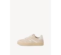 Tamaris Damen Sneaker 23723 beige Velour geprägt Größe 36