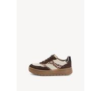 Tamaris Damenschuhe Sportliche Schnürer MOCCA/LEOPARD MOCCA - Gr. - 41