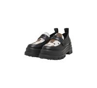 Sneaker BUFFALO "Buffalo ASPHA LOAFER", Damen, Gr. 38, schwarz, animalmix, Polyurethan, Schuhe Sneaker (25098600-38) schwarz, animalmix