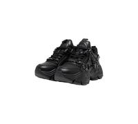 Sneaker BUFFALO "Buffalo BINARY CHARM 3.0", Damen, Gr. 38, schwarz, Polyurethan, unifarben, Schuhe Sneaker (21286866-38) schwarz