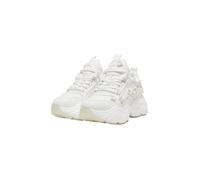 Sneaker BUFFALO "Buffalo BINARY ROSE", Damen, Gr. 38, weiß, Polyurethan, unifarben, Schuhe Sneaker (27996044-38) weiß