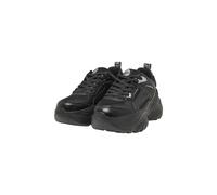 Sneaker BUFFALO "Buffalo BLISS MESH", Damen, Gr. 41, schwarz (schwarz, silber), Polyester, Schuhe Sneaker (11890969-41) schwarz, silber