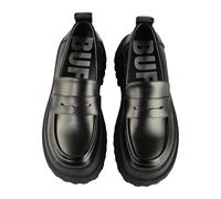 Sneaker BUFFALO "Buffalo PLUTO LOAFER", Damen, Gr. 38, schwarz, Polyurethan, unifarben, Schuhe Sneaker (89370010-38) schwarz