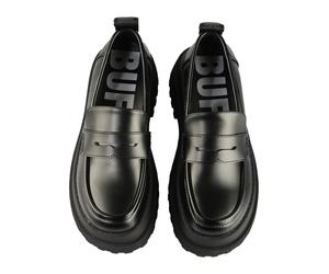 Sneaker BUFFALO "Buffalo PLUTO LOAFER", Damen, Gr. 41, schwarz, Polyurethan, unifarben, Schuhe Sneaker (89370010-41) schwarz