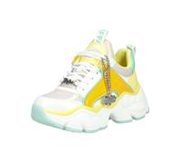 Buffalo Sneaker Lederimitat Weiß/Gelb - 38