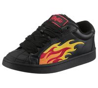 Buffalo Liberty - Schwarz/Orange Kunstleder Schuhgröße 40, Weite Normal