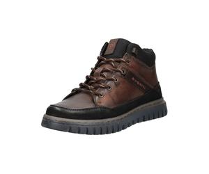 Sneaker BUGATTI "bugatti Sneaker Leder", Herren, Gr. 40, braun, schwarz, Leder, Schuhe Sneaker (48385956-40) braun, schwarz