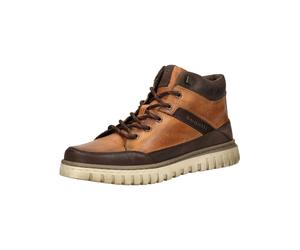 Sneaker BUGATTI "bugatti Sneaker Leder", Herren, Gr. 42, braun (cognac), Leder, Schuhe Sneaker (72704933-42) cognac