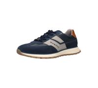 Sneaker BUGATTI "bugatti Sneaker Leder", Herren, Gr. 43, blau, Leder, Schuhe Sneaker (65514303-43) blau