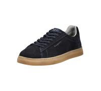 Sneaker BUGATTI "bugatti Sneaker Leder", Herren, Gr. 45, blau (dunkelblau), Leder, Schuhe Sneaker (52613412-45) dunkelblau