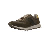 Sneaker BUGATTI "bugatti Sneaker Leder", Herren, Gr. 46, dunkelgrün, Leder, Schuhe Sneaker (52442227-46) dunkelgrün