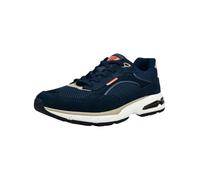 Sneaker BUGATTI "bugatti Sneaker Leder", Herren, Gr. 48, dunkelblau, Leder, Schuhe Sneaker (16328443-48)