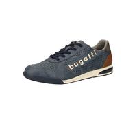 Sneaker BUGATTI "bugatti Sneaker Lederimitat", Herren, Gr. 41, blau, Lederimitat, Schuhe Sneaker (38315341-41) blau