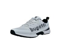 Sneaker BUGATTI "bugatti Sneaker Lederimitat", Herren, Gr. 45, schwarz-weiß (weiß), Lederimitat, Schuhe Sneaker (43240628-45) weiß