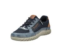 Sneaker BUGATTI "bugatti Sneaker Lederimitat/Textil", Herren, Gr. 44, dunkelblau, Lederimitat, Textil, Schuhe Sneaker (71430553-44) dunkelblau