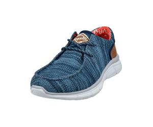 Sneaker BUGATTI "bugatti Sneaker Textil", Herren, Gr. 43, braun (blau, braun), Textil, Schuhe Sneaker (72421204-43) blau, braun