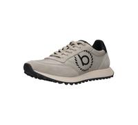 Sneaker BUGATTI "bugatti Sneaker Veloursleder/Mesh", Herren, Gr. 45, grau, Textil, Veloursleder, Schuhe Sneaker (79955204-45) grau