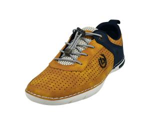 Sneaker BUGATTI, Herren, Gr. 40, gelb, Lederimitat, Schuhe Sneaker, leichter Freizeitschuh, Halbschuh, Alltags-Sneaker, Schlupfschuh (81920313-40) gelb