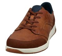 Sneaker BUGATTI, Herren, Gr. 41, braun (cognac), Lederimitat, Schuhe Sneaker, Schnürschuh, Freizeitschuh, Halbschuh im Casual-Look (51667543-41) cognac