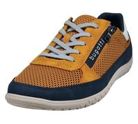 bugatti Herren Schnürstiefel, Männer Stiefel Kaltfutter,Chukka Boots,schnürung,Boots,Winterstiefel,Winterschuhe,Yellow/Dark Blue (5041),41 EU/EU UK