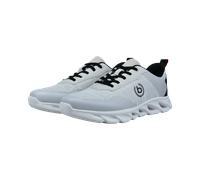 Sneaker BUGATTI, Herren, Gr. 41, weiß, Lederimitat, Textil, Schuhe Sneaker, Freizeitschuh, Halbschuh, Slipper mit seitlichem Logo-Icon (36719147-41) weiß