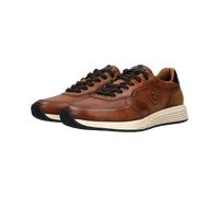 Sneaker BUGATTI, Herren, Gr. 42, braun (cognac), Lederimitat, Schuhe Sneaker, Freizeitschuh, Halbschuh, Schnürschuh in Used-Optik (86258664-42) cognac
