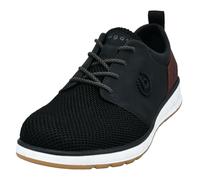 Sneaker BUGATTI, Herren, Gr. 44, schwarz, Lederimitat, Textil, Schuhe Sneaker, mit Ziernähten, Freizeitschuh, Halbschuh, Schnürschuh (17003302-44) schwarz