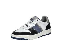 Sneaker BULLBOXER "Bullboxer Sneaker Leder", Herren, Gr. 41, navy, weiß, Leder, Schuhe Sneaker (16447531-41) navy, weiß