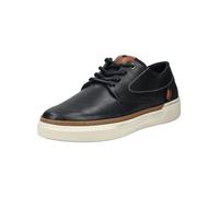 BULLBOXER Herren Halbschuhe Dunkelblau Leder Handcrafted, Größe:42, Farbauswahl:weiß 3
