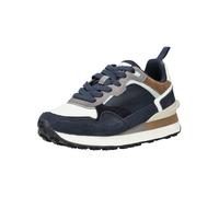 Sneaker BULLBOXER "Bullboxer Sneaker Leder", Herren, Gr. 42, blau (navy), Leder, Schuhe Sneaker (83672623-42) navy