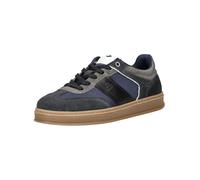 Sneaker BULLBOXER "Bullboxer Sneaker Leder", Herren, Gr. 45, navy, grau, Leder, Schuhe (42236308-45) navy, grau