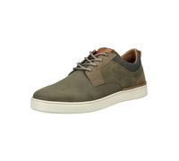 BULLBOXER Herren Low Sneaker Grün Rauleder Textil, Größe:42, Farbauswahl:weiß 3
