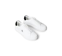 Calvin Klein Herren Sneaker Classic Cupsole – Leder Weiß/Schwarz – Größe 43
